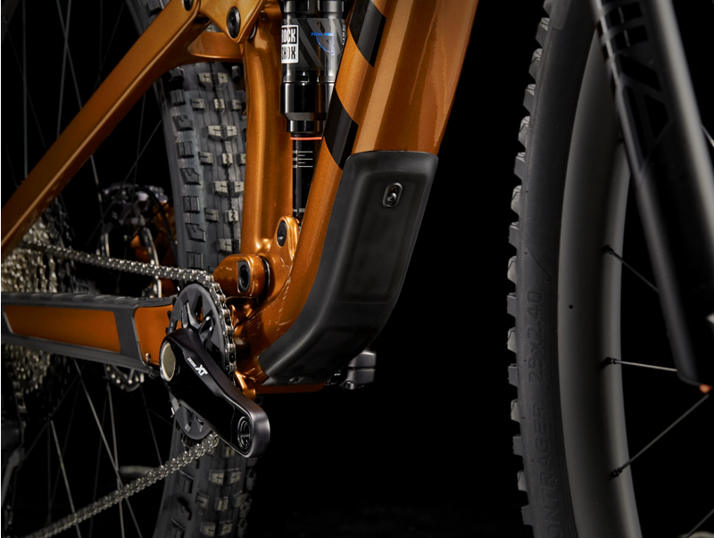 Trek Top Fuel 9.8 XT Full Suspension Mountain Bike 2023 in Pennyflake-8